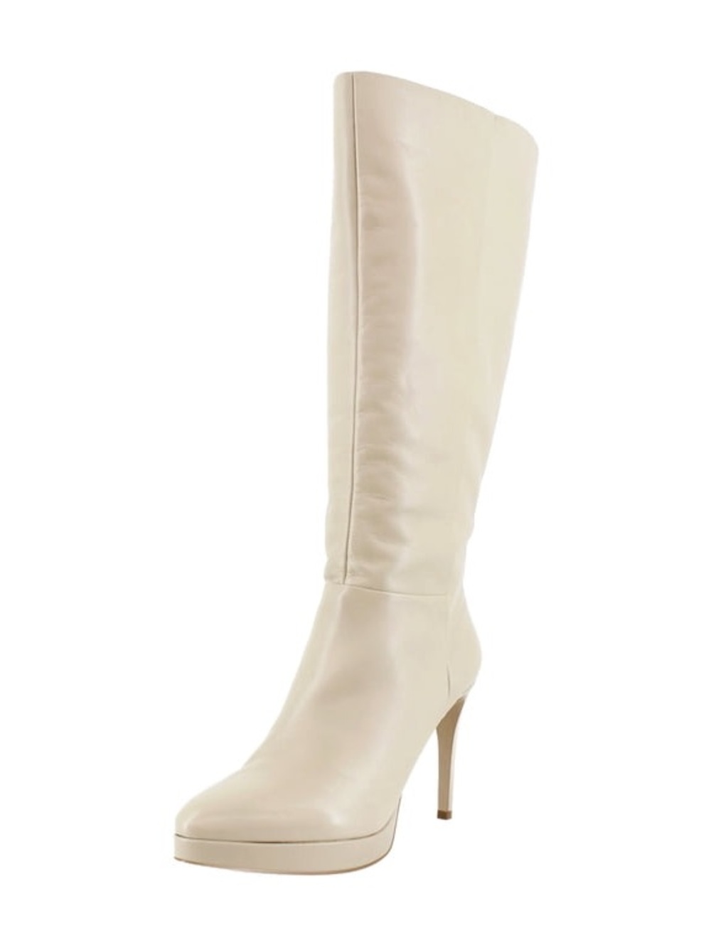 Vince Camuto Valeria Wide Calf Leather Soft Buff Heel Boots Size 9 W NWT